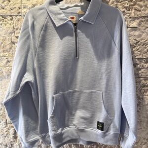 Levi's Men's Gray Zip-Up Sweater